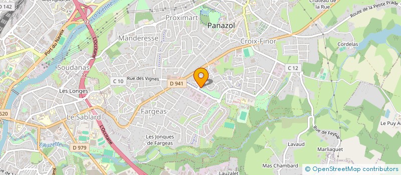 localisation de l'entreprise MONSIEUR MARCEL HERY à PANAZOL