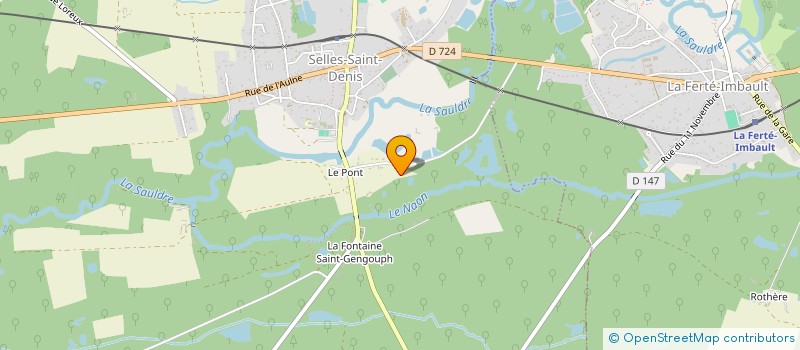 localisation de l'entreprise MONSIEUR MARCEL HOFFMANN  SELLES-SAINT-DENIS