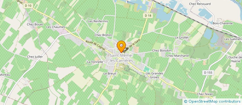 localisation de l'entreprise MONSIEUR MARCEL HOGNON à SAINT-MEME-LES-CARRIERES