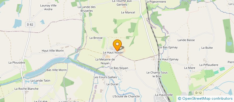 localisation de l'entreprise MONSIEUR MARCEL HOUITTE  DINGE