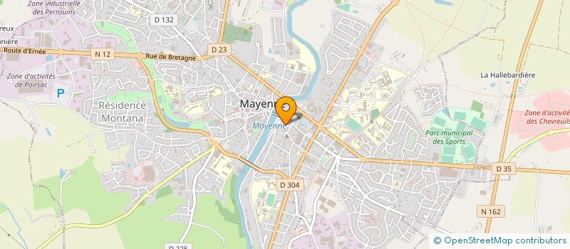 localisation de l'entreprise MONSIEUR MARCEL HUGAIN à MAYENNE