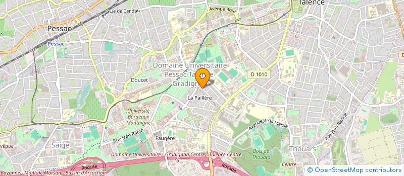 localisation de l'entreprise MONSIEUR MARCEL HUMBERT  TALENCE