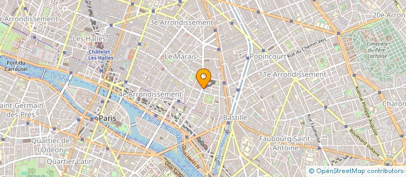 localisation de l'entreprise MONSIEUR MARCEL ICHAL  PARIS