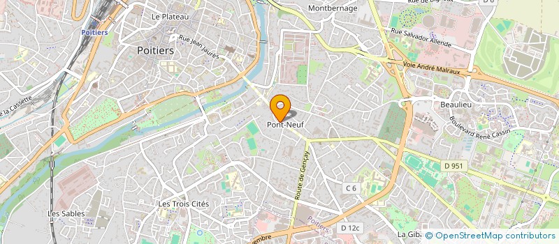 localisation de l'entreprise MONSIEUR MARCEL IONITA  POITIERS