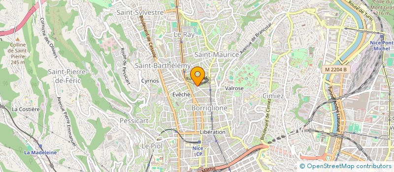 localisation de l'entreprise MONSIEUR MARCEL IRIMIA à NICE