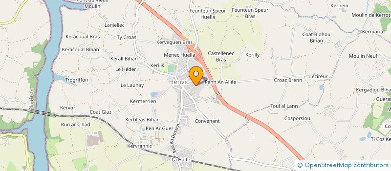 localisation de l'entreprise MONSIEUR MARCEL JACQ  HENVIC