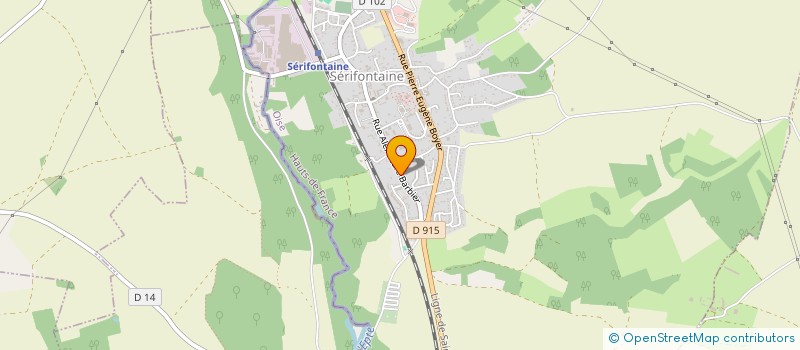 localisation de l'entreprise MONSIEUR MARCEL JACQUEMART  SERIFONTAINE