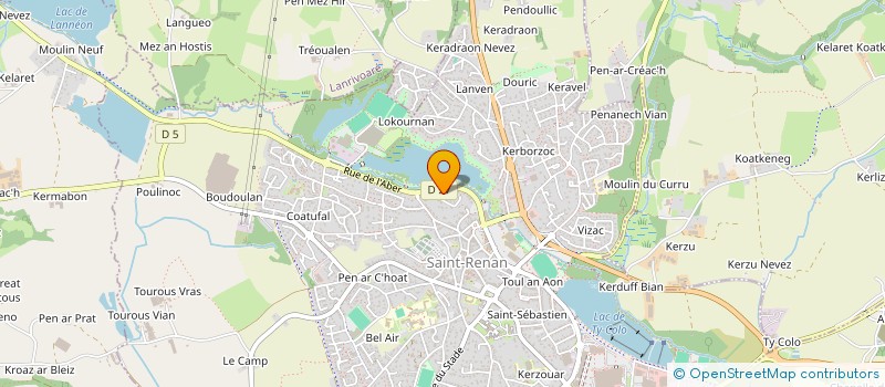 localisation de l'entreprise MONSIEUR MARCEL JAFFREZ  SAINT-RENAN