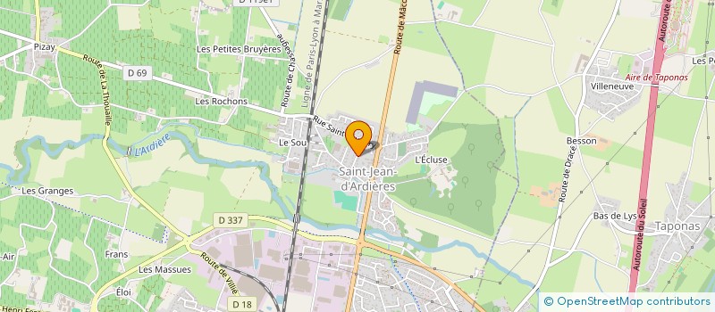 localisation de l'entreprise MONSIEUR MARCEL JAILLARDON à SAINT JEAN D'ARDIERES