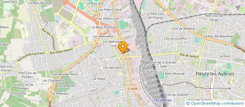 localisation de l'entreprise MONSIEUR MARCEL JALICON à FLEURY LES AUBRAIS