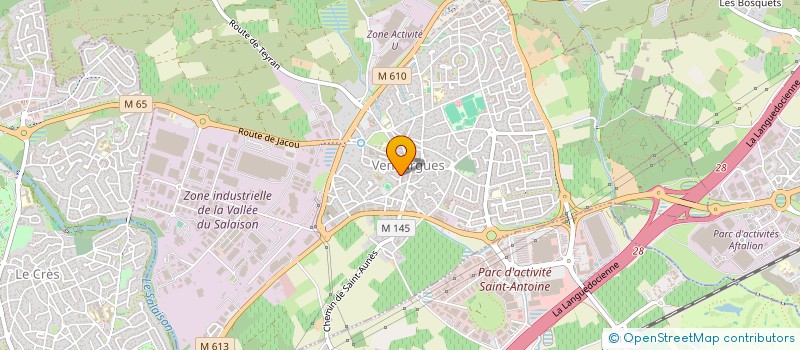 localisation de l'entreprise MONSIEUR MARCEL JAUBERT à VENDARGUES