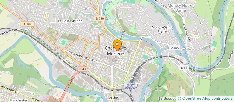 localisation de l'entreprise MONSIEUR MARCEL JAVAUX à CHARLEVILLE-MEZIERES