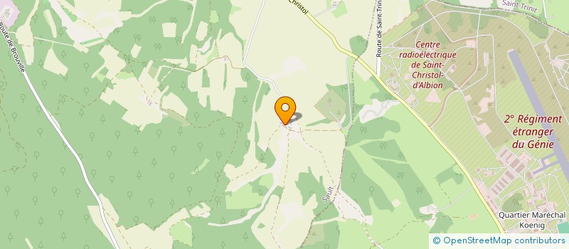 localisation de l'entreprise MONSIEUR MARCEL JEAN  SAINT-CHRISTOL