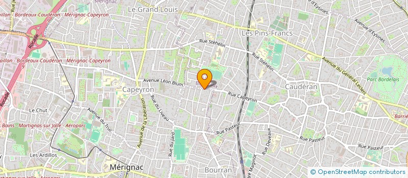 localisation de l'entreprise MONSIEUR MARCEL JEAN-LOUIS  MERIGNAC