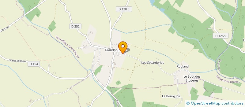 localisation de l'entreprise MONSIEUR MARCEL JEUSSE à NONVILLIERS-GRANDHOUX
