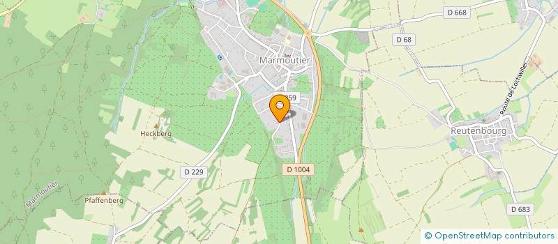 localisation de l'entreprise MONSIEUR MARCEL JILLI  MARMOUTIER