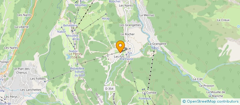 localisation de l'entreprise MONSIEUR MARCEL JOSEPH BAUD  MORZINE