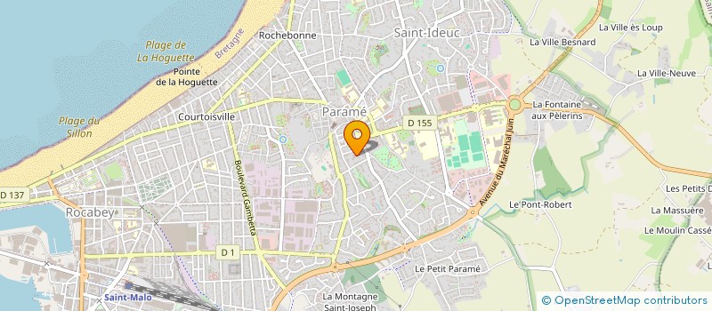 localisation de l'entreprise MONSIEUR MARCEL JOUQUAN  SAINT-MALO