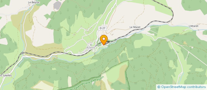 localisation de l'entreprise MONSIEUR MARCEL JOURDAN  CUBIERES