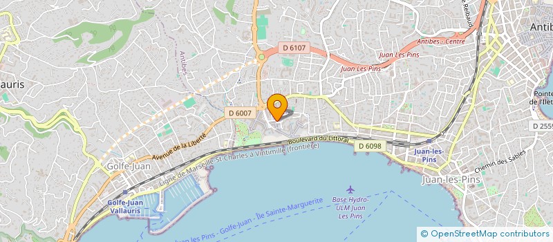 localisation de l'entreprise MONSIEUR MARCEL JOURNEZ  ANTIBES