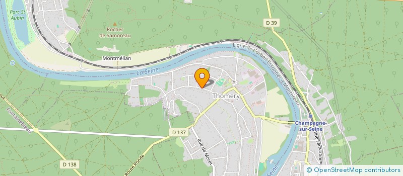 localisation de l'entreprise MONSIEUR MARCEL JUBAN  THOMERY