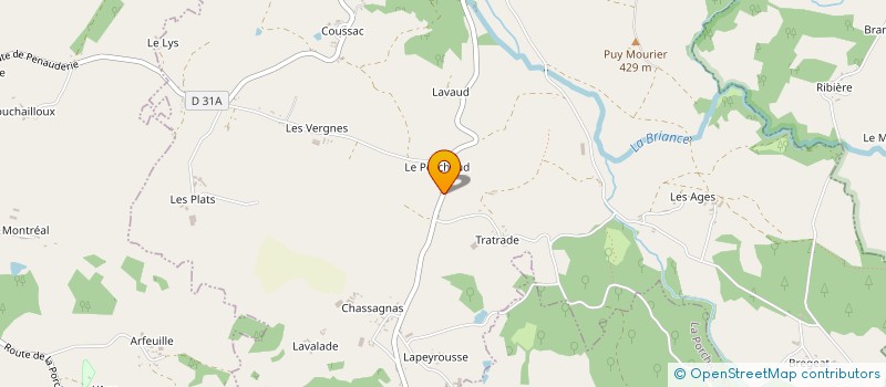 localisation de l'entreprise MONSIEUR MARCEL JUMEAU à SAINT-VITTE-SUR-BRIANCE
