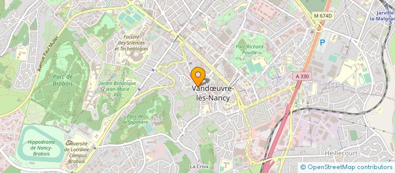 localisation de l'entreprise MONSIEUR MARCEL JURJ  VANDUVRE-LES-NANCY