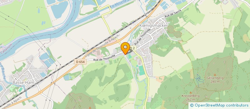 localisation de l'entreprise MONSIEUR MARCEL KEICHINGER à KŒNIGSMACKER