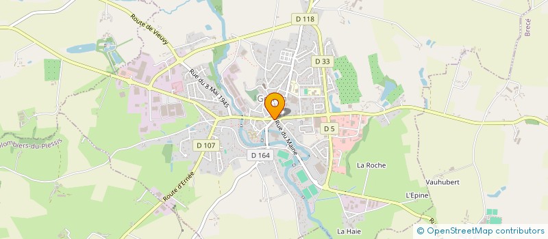 localisation de l'entreprise MONSIEUR MARCEL KLEIN à GORRON
