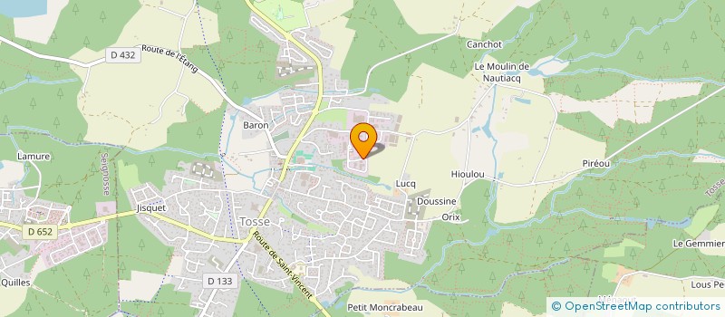 localisation de l'entreprise MONSIEUR MARCEL KRAEFT  TOSSE