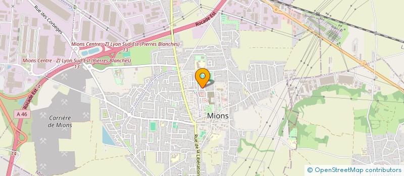 localisation de l'entreprise MONSIEUR MARCEL KSAVRELOF  SAINT-PIERRE-DE-CHANDIEU