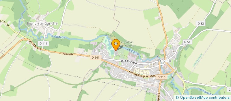 localisation de l'entreprise MONSIEUR MARCEL KWASMIEWSKA  FREVENT