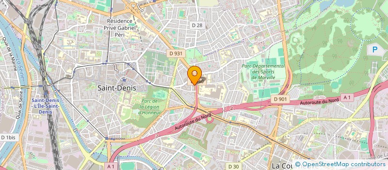 localisation de l'entreprise MONSIEUR MARCEL LACHOKOU  SAINT-DENIS