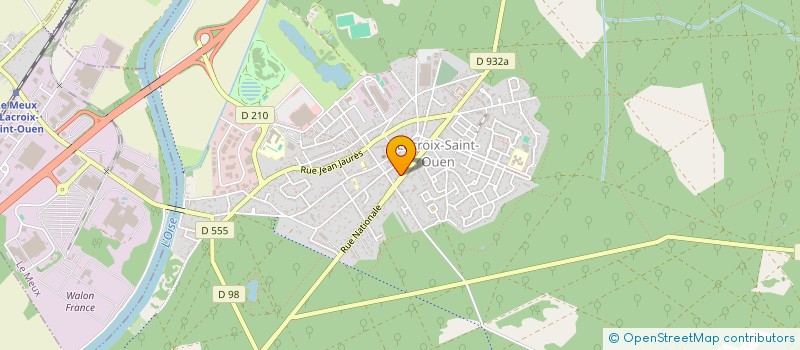 localisation de l'entreprise MONSIEUR MARCEL LACOUTURE  LACROIX-SAINT-OUEN