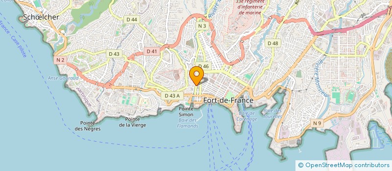 localisation de l'entreprise MONSIEUR MARCEL LACRAMPE  FORT-DE-FRANCE