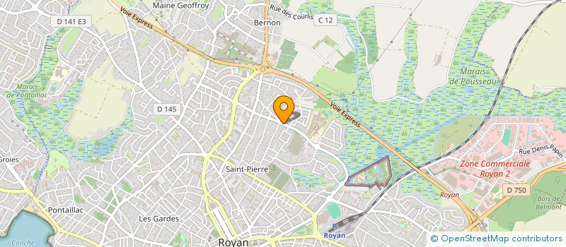 localisation de l'entreprise MONSIEUR MARCEL LAFLEUR  ROYAN