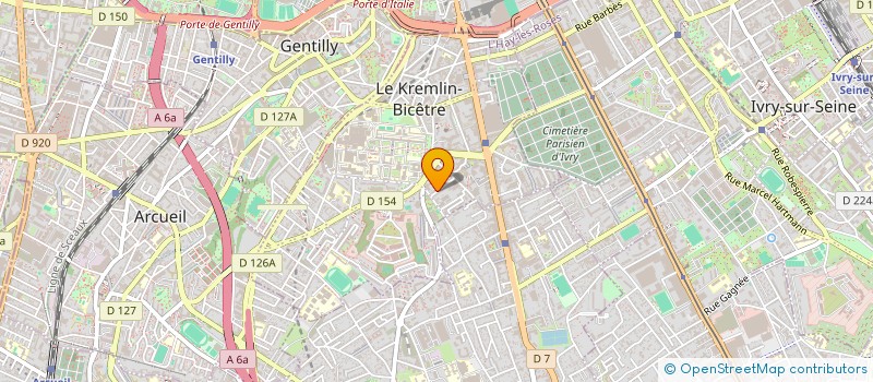 localisation de l'entreprise MONSIEUR MARCEL LAINE à LE KREMLIN-BICETRE