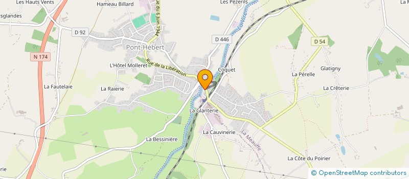 localisation de l'entreprise MONSIEUR MARCEL LALANDE  LA MEAUFFE