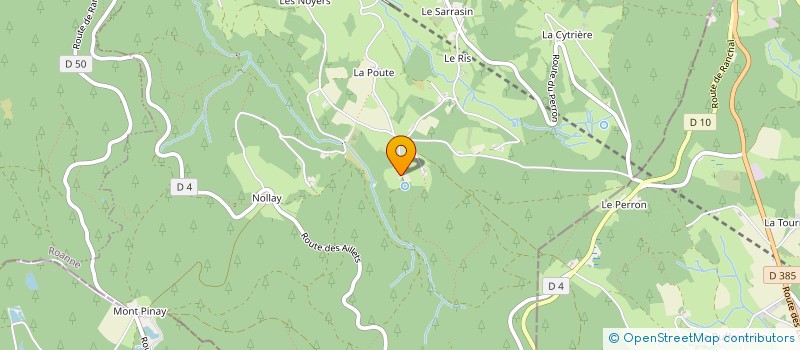 localisation de l'entreprise MONSIEUR MARCEL LAMARTINE  BELLEROCHE