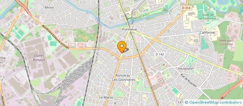 localisation de l'entreprise MONSIEUR MARCEL LAMBERT à LE MANS