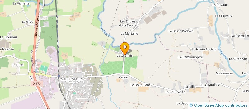 localisation de l'entreprise MONSIEUR MARCEL LAMOUREUX  NOYAL-CHATILLON-SUR-SEICHE