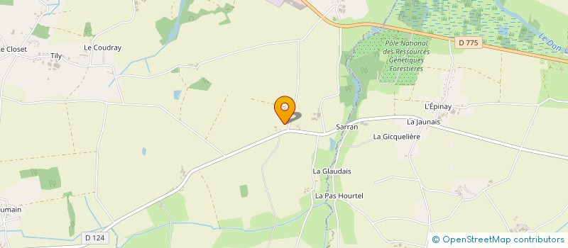 localisation de l'entreprise MONSIEUR MARCEL LANGLAIS  AVESSAC