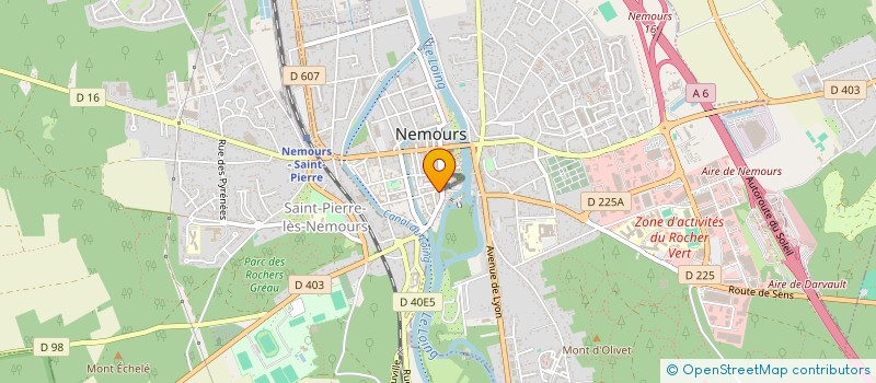 localisation de l'entreprise MONSIEUR MARCEL LANVIER à NEMOURS