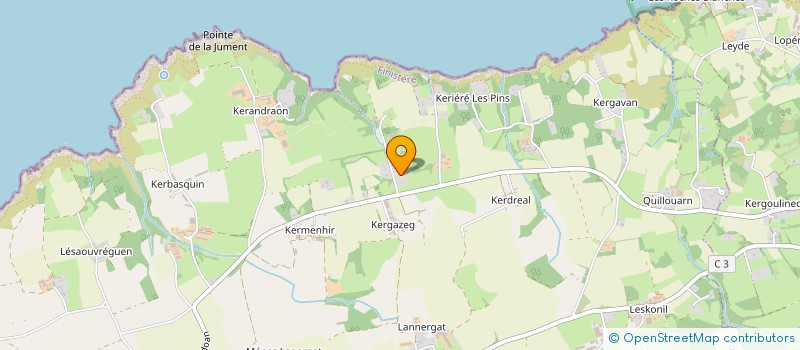 localisation de l'entreprise MONSIEUR MARCEL LAPART  POULLAN-SUR-MER