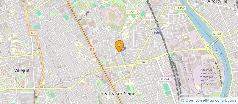 localisation de l'entreprise MONSIEUR MARCEL LAPOUGE à VITRY-SUR-SEINE