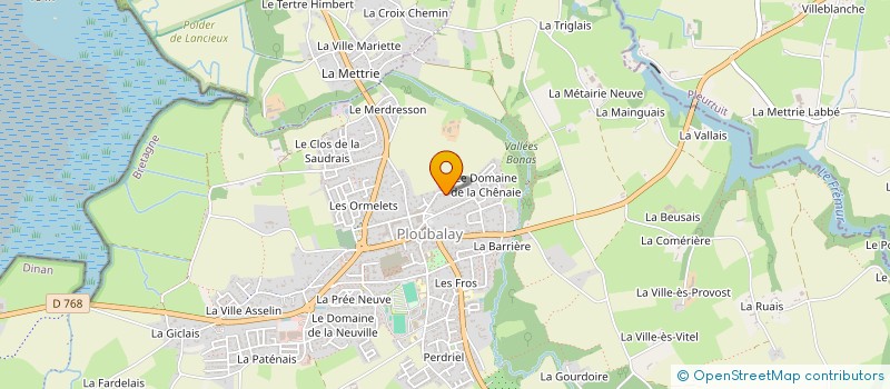 localisation de l'entreprise MONSIEUR MARCEL LASSAUCE  BEAUSSAIS-SUR-MER