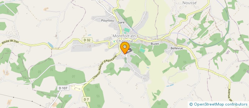 localisation de l'entreprise MONSIEUR MARCEL LASSERRE  MONTFORT-EN-CHALOSSE