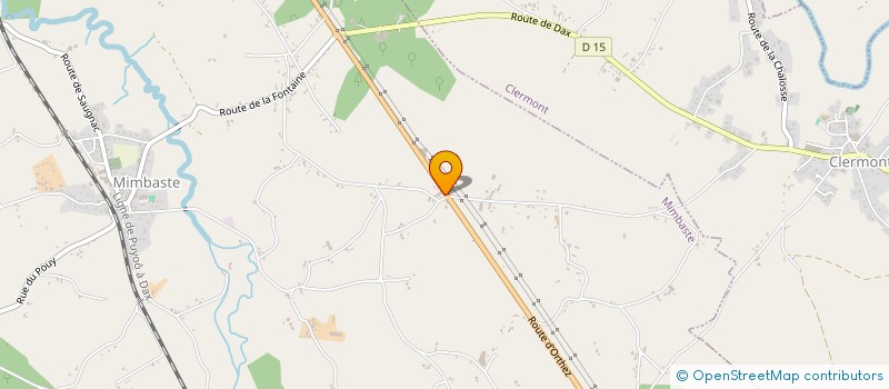 localisation de l'entreprise MONSIEUR MARCEL LATASTE  MIMBASTE