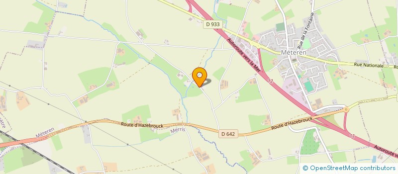 localisation de l'entreprise MONSIEUR MARCEL LAUWERIE  METEREN