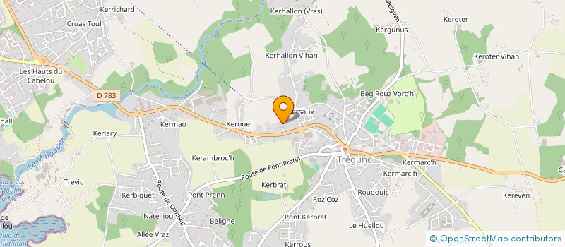 localisation de l'entreprise MONSIEUR MARCEL LE BRAS à TREGUNC